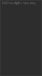 Mobile Screenshot of hifiheadphones.org